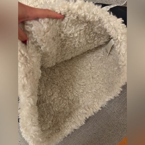 Free People Kiki Sherpa Jacket– Black (Size M) - Picture 13 of 16